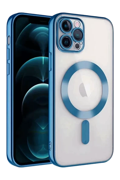Newface Apple iPhone 13 Pro Kılıf Kross Magneticsafe Kapak - Sierra Blue ürün görseli 1