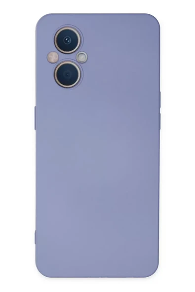 Newface Oppo Reno 7 Lite Kılıf Nano içi Kadife Silikon - Lila ürün görseli 1