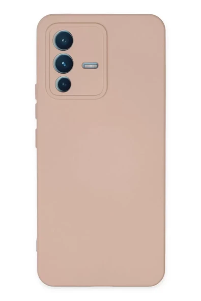 Newface Vivo V23 5G Kılıf Nano içi Kadife Silikon - Pudra ürün görseli 1
