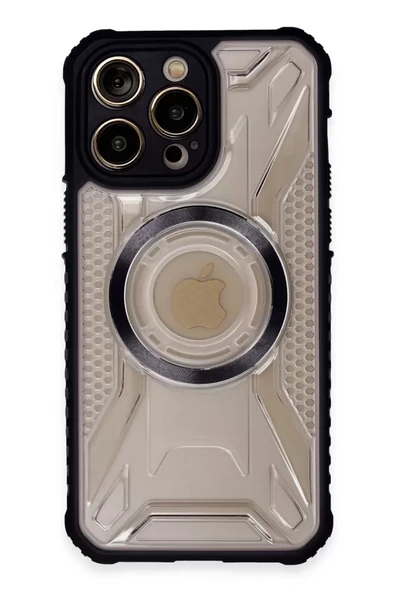 Newface Apple iPhone 13 Pro Max Kılıf Prag Magneticsafe Kapak - Siyah ürün görseli 1