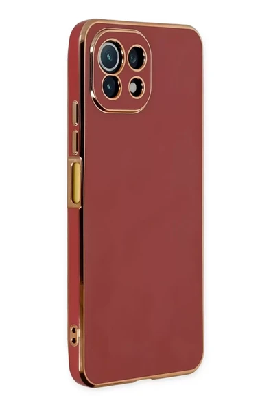 Newface Xiaomi Mİ 11 Lite Kılıf Volet Silikon - Kırmızı ürün görseli 1