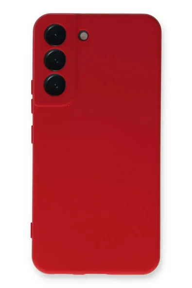 Newface Samsung Galaxy S23 Plus Kılıf Nano içi Kadife Silikon - Kırmızı ürün görseli 1