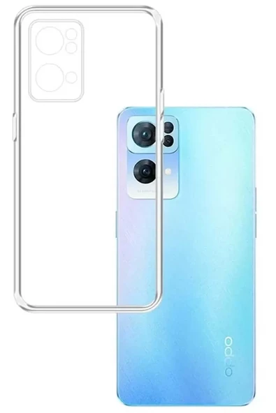 Newface Oppo Reno 7 Lite Kılıf Lüx Şeffaf Silikon ürün görseli 1