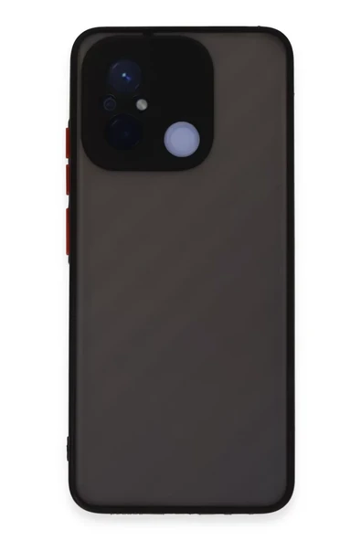 Newface Xiaomi Redmi 12C Kılıf Montreal Silikon Kapak - Siyah ürün görseli 1