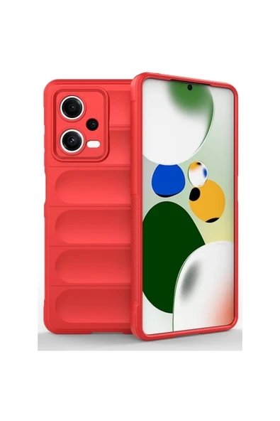 Newface Xiaomi Poco X5 5G Kılıf Optimum Silikon - Kırmızı ürün görseli 1