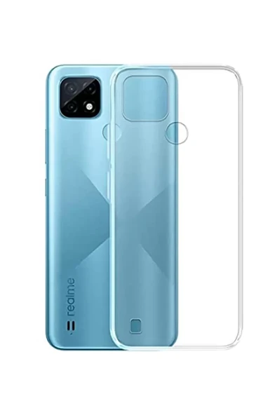 Newface Realme C25 Kılıf Lüx Şeffaf Silikon ürün görseli 1