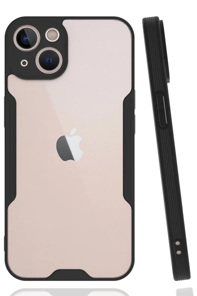 Newface Apple iPhone 14 Plus Kılıf Platin Silikon - Siyah ürün görseli 1