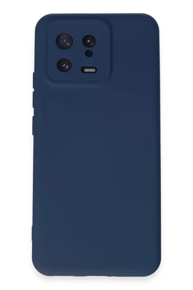 Newface Xiaomi Mi 13 Kılıf Nano içi Kadife Silikon - Lacivert ürün görseli 1