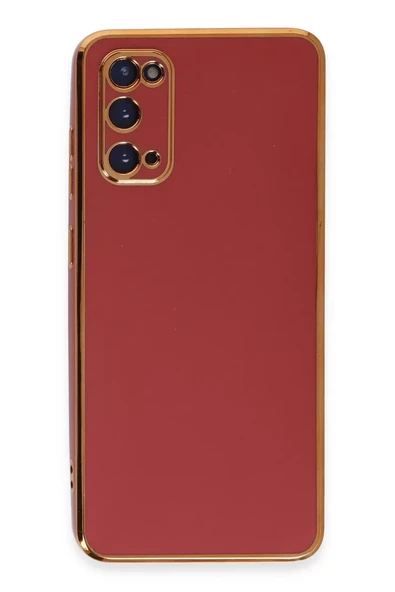Newface Samsung Galaxy S20 Kılıf Volet Silikon - Kırmızı ürün görseli 1