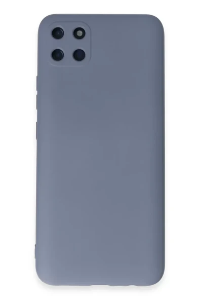 Newface Realme C11 Kılıf Nano içi Kadife Silikon - Gri ürün görseli 1
