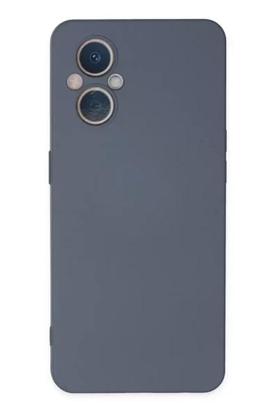Newface Oppo Reno 7 Lite Kılıf Nano içi Kadife Silikon - Gri ürün görseli 1