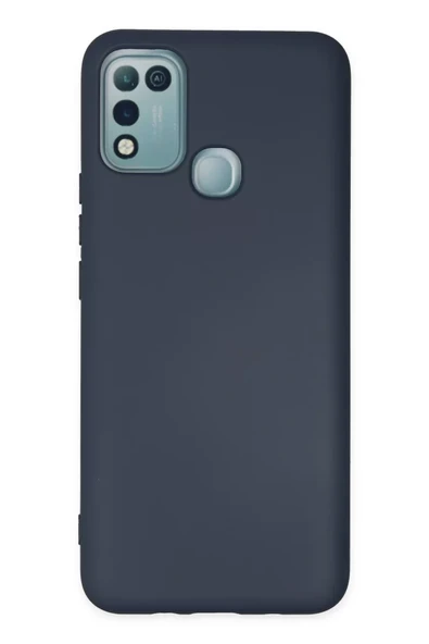 Newface İnfinix Hot 10 Play Kılıf Nano içi Kadife Silikon - Lacivert ürün görseli 1