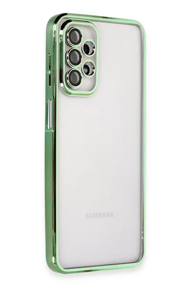 Newface Samsung Galaxy A23 4G Kılıf Razer Lensli Silikon - Yeşil ürün görseli 1