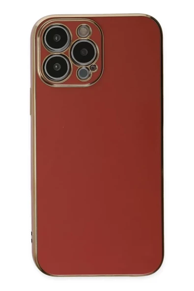 Newface Apple iPhone 15 Pro Max Kılıf Volet Silikon - Kırmızı ürün görseli 1