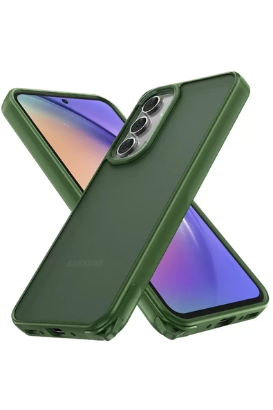 Newface Samsung Galaxy A05S Kılıf Elegant Kapak - Yeşil ürün görseli 1