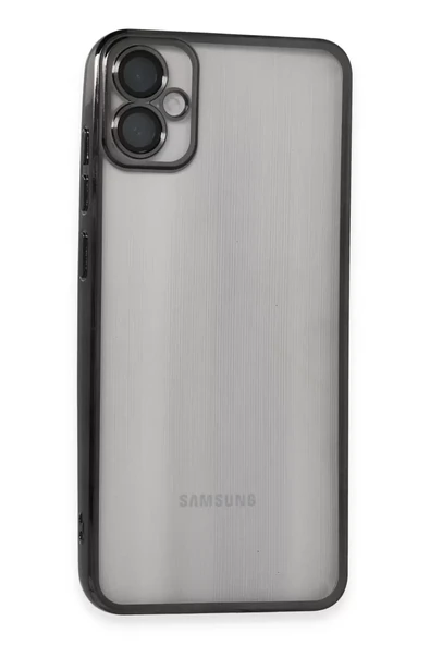 Newface Samsung Galaxy A05 Kılıf Razer Lensli Silikon - Siyah ürün görseli 1