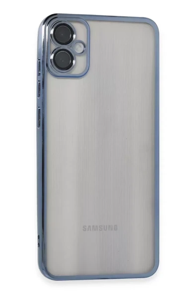 Newface Samsung Galaxy A05 Kılıf Razer Lensli Silikon - Lacivert ürün görseli 1
