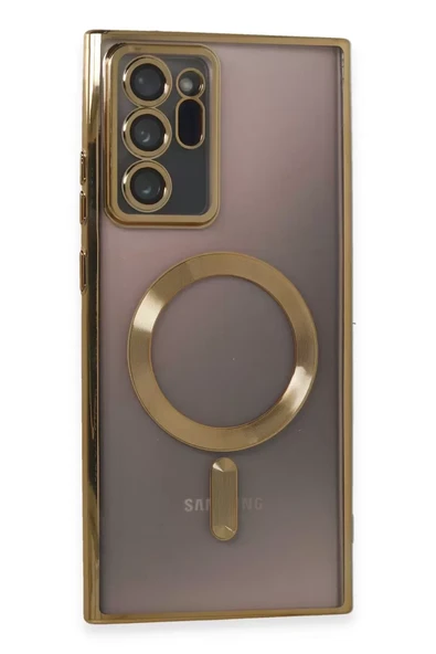 Newface Samsung Galaxy Note 20 Ultra Kılıf Kross Magneticsafe Kapak - Gold ürün görseli 1