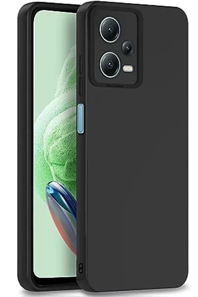 Newface Xiaomi Redmi Note 12 Pro 5G Kılıf Nano içi Kadife Silikon - Siyah ürün görseli 1