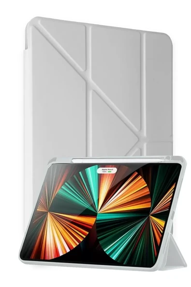 Newface Huawei MatePad Air 11.5 Kılıf Kalemlikli Mars Tablet Kılıfı - Gri ürün görseli 1
