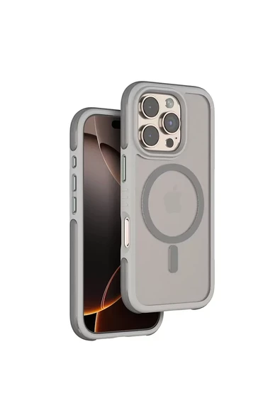 Venco Apple iPhone 16 Pro Max Orbit Magsafe Kapak - Titan Gri ürün görseli 1
