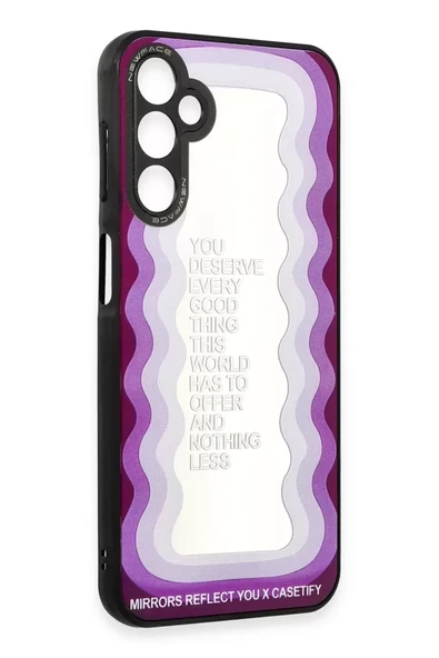 Newface Samsung Galaxy A14 4G Kılıf Mirror Desenli Kapak - Mirror - 5 ürün görseli 1