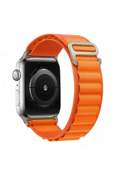 Newface Apple Watch 42mm Mountain Kordon - Turuncu ürün görseli 1