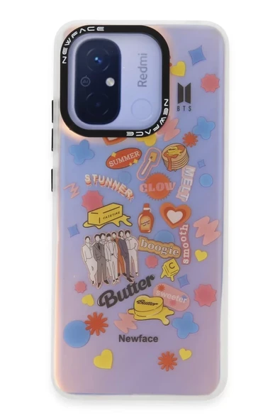 Newface Xiaomi Redmi 12C Kılıf Estoril Desenli Kapak - Estoril - 16 ürün görseli 1