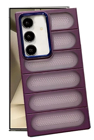 Newface Samsung Galaxy S24 Kılıf Airmax Silikon Kapak - Derin Mor ürün görseli 1