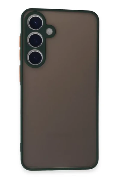 Newface Samsung Galaxy S24 Kılıf Montreal Silikon Kapak - Yeşil ürün görseli 1