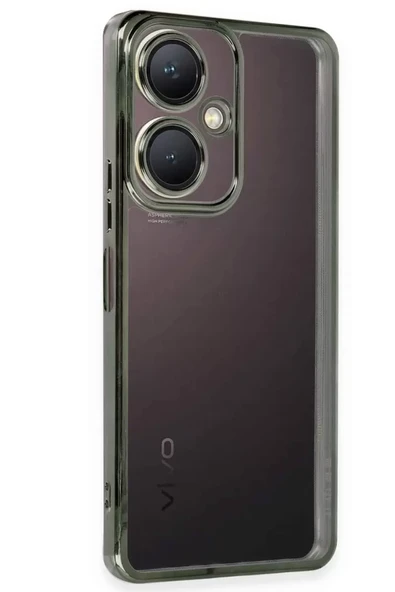 Newface Vivo Y27 Kılıf Razer Lensli Silikon - Yeşil ürün görseli 1