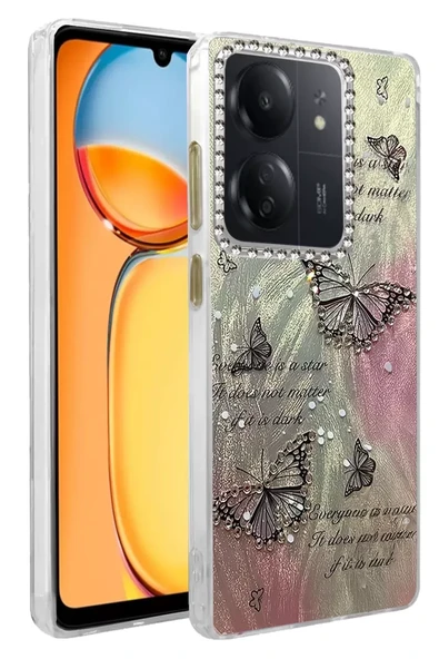 Newface Xiaomi Redmi 13C Kılıf Blade Aynalı Desenli Kapak - Desen 6 ürün görseli 1