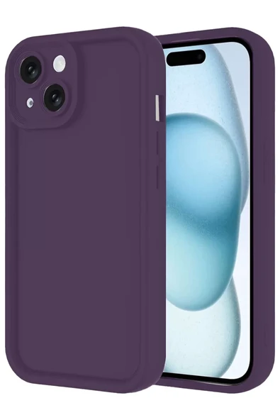 Newface Apple iPhone 14 Kılıf Viera Silikon - Mor ürün görseli 1