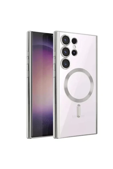 Newface Samsung Galaxy S24 Ultra Kılıf Kross Magneticsafe Kapak - Titan Gri ürün görseli 1