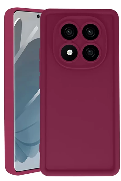 Newface Xiaomi Redmi Note 14 Pro 4G Kılıf Viera Silikon - Bordo ürün görseli 1