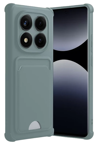 Newface Xiaomi Redmi Note 14 Pro 5G Kelvin Kartvizitli Silikon - Açık Yeşil ürün görseli 1