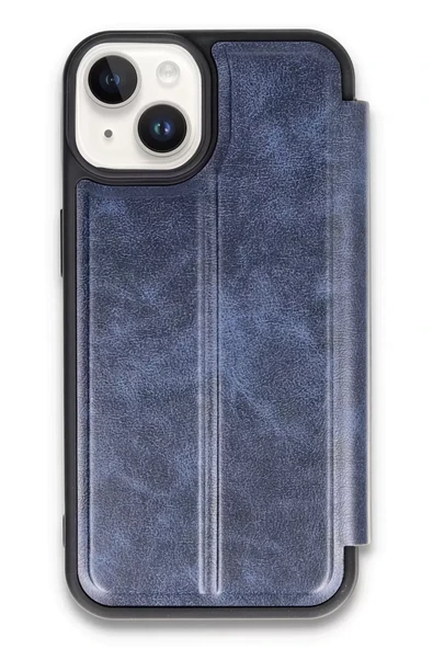 Newface Apple iPhone 14 Kılıf Flip Cover - Lacivert ürün görseli 1