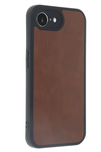 Newface Apple iPhone 16E Kılıf Aras Deri Kapak - Taba - Resim 3