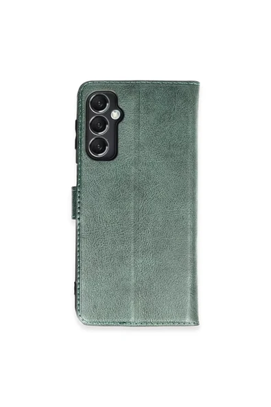 Newface Samsung Galaxy M34 5G Kılıf Trend S Plus Kapaklı Kılıf - Yeşil ürün görseli 1