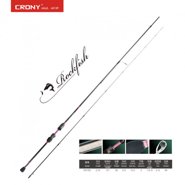 Crony Rock Fish RFS-782 234 cm 1.8-6 gr LRF Kamışı ürün görseli 1