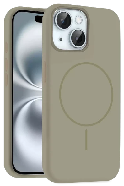 Joko Apple iPhone 15 Kılıf Jully Magsafe Kapak - Çöl Titanyum ürün görseli 1