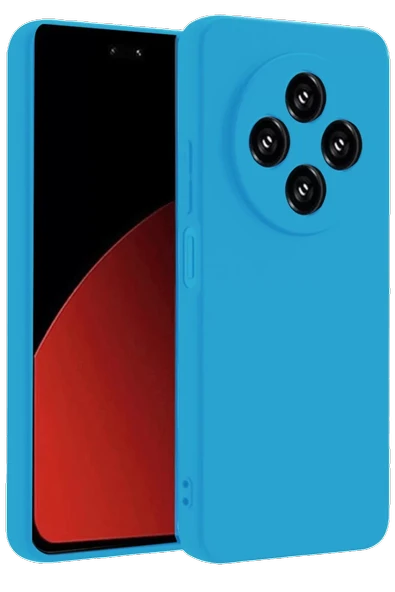 Newface Xiaomi Redmi 14C Kılıf Nano içi Kadife Silikon - Mavi ürün görseli 1