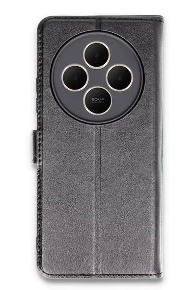Newface Xiaomi Redmi 14C Kılıf Trend S Plus Kapaklı Kılıf - Siyah ürün görseli 1