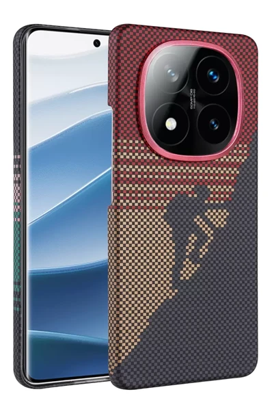 Newface Xiaomi Redmi Note 14 Pro 5G Vega Magsafe Kapak - Kırmızı ürün görseli 1