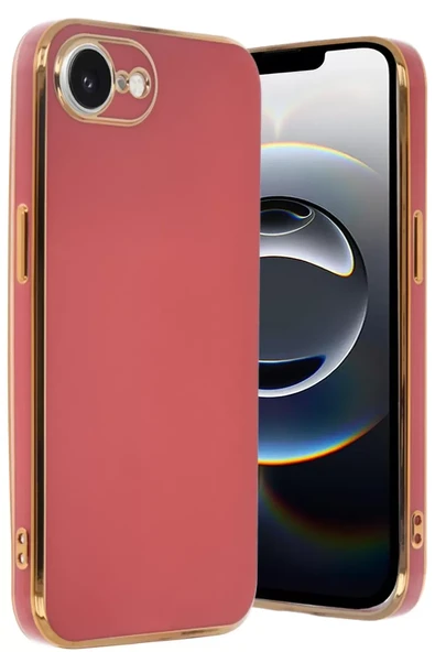 Newface Apple iPhone 16E Kılıf Volet Silikon - Kırmızı ürün görseli 1