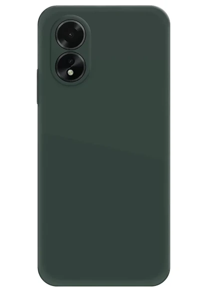 Newface Oppo A38 Kılıf First Silikon - Koyu Yeşil ürün görseli 1