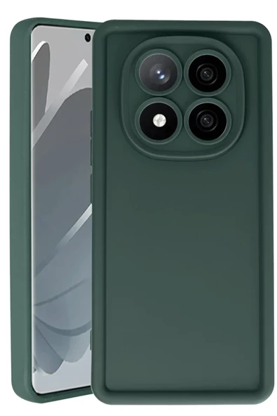 Newface Xiaomi Redmi Note 14 Pro 5G Kılıf Viera Silikon - Koyu Yeşil ürün görseli 1
