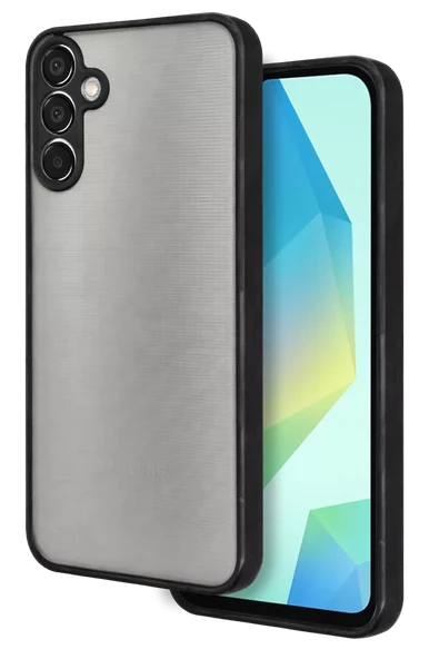 Newface Samsung Galaxy A16 5G Kılıf Montreal Silikon Kapak - Siyah ürün görseli 1