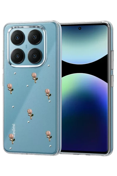 Newface Xiaomi Redmi Note 14 Pro 4G Fiyonk Desenli Kapak - Desen 6 ürün görseli 1