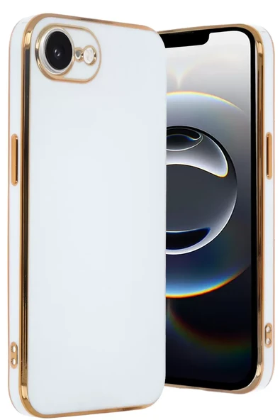 Newface Apple iPhone 16E Kılıf Volet Silikon - Beyaz ürün görseli 1